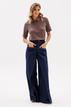 Джемпер EOLA 2975 светлый-шоколад - фото 5