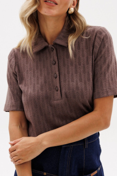 Джемпер EOLA 2975 светлый-шоколад - фото 2