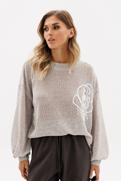 Джемпер EOLA 2976 бежевый - фото 3