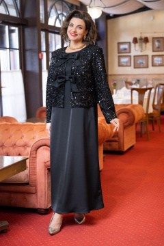 Жакет, платье VI ORO VR-1230 черный - фото 4