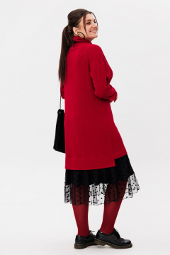 Платье Anelli 1740 красный_бархат - фото 4