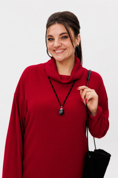 Платье Anelli 1740 красный_бархат - фото 3