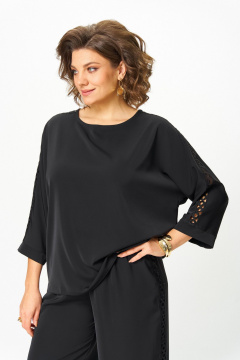 Блуза, брюки Rumoda 2124_дл черный - фото 4