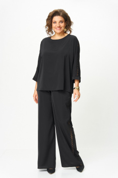 Блуза, брюки Rumoda 2124_дл черный - фото 1