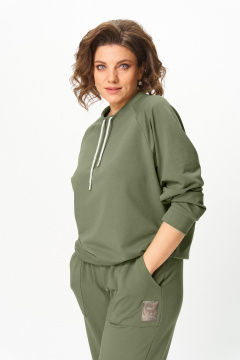 Джемпер Rumoda 2270 зеленый - фото 3