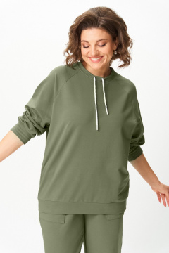 Джемпер Rumoda 2270 зеленый - фото 5