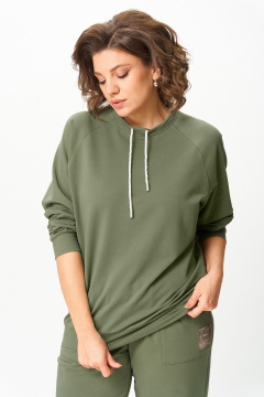 Джемпер Rumoda 2270 зеленый - фото 4