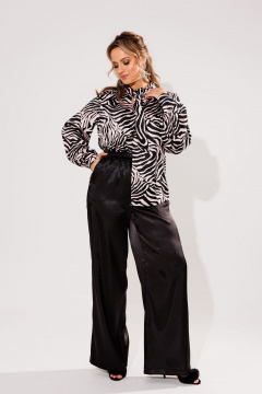 Блуза Anelli 1736 зебра_беж - фото 3