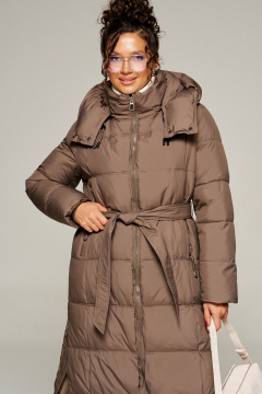 Пальто Beautiful&Free 8014 молочный_шоколад - фото 4