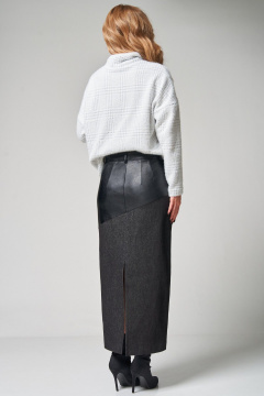 Юбка Laikony L-273-2 черный - фото 5