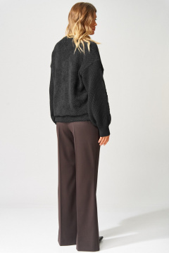 Брюки Laikony L-343-2 шоколадный - фото 3