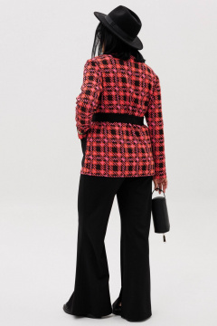 Брюки, жакет Anastasia 1291 черно-розовый - фото 5