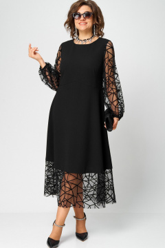 Платье EVA GRANT 7225Д черный - фото 1