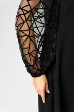 Платье EVA GRANT 7225Д черный - фото 5