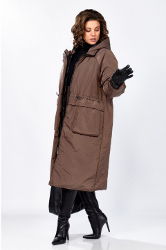 Пальто Lady Secret 8295 шоколад - фото 2