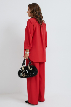 Брюки, жакет Твой имидж 2268 красный - фото 4