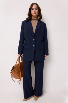 Брюки, джемпер, жакет Твой имидж 2287  темно-синий - фото 1