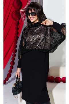 Платье Vittoria Queen 27353 черный - фото 3