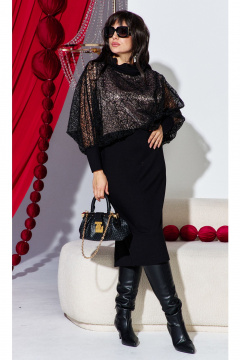 Платье Vittoria Queen 27353 черный - фото 2