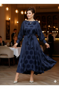 Платье Vittoria Queen 27733 темно-синий - фото 4