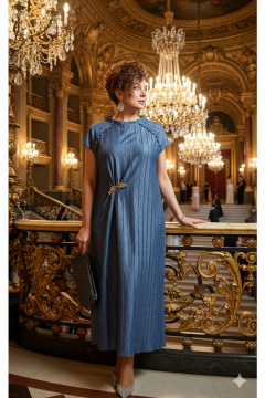 Платье Vittoria Queen 28513 синий - фото 1