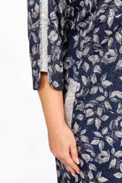 Платье СиБон 0211 синий - фото 2