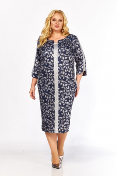 Платье СиБон 0211 синий - фото 1