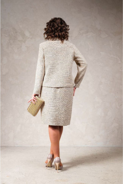 Жакет Erika 1679-1 бежевый - фото 3