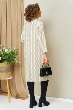 Платье VOLNA 1448 светло-бежевый - фото 5