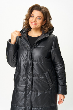 Пальто ANASTASIA MAK 1026 черный - фото 3