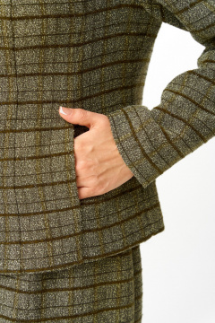 Жакет, юбка ANASTASIA MAK 1214а зеленый - фото 5