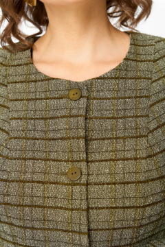 Жакет, юбка ANASTASIA MAK 1214а зеленый - фото 4