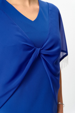 Платье ANASTASIA MAK 1293 василек - фото 3