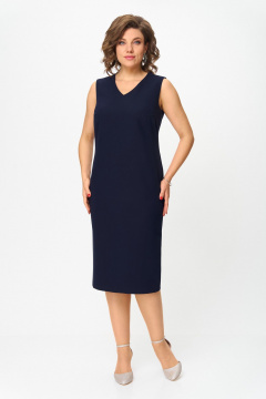 Платье ANASTASIA MAK 1293 темно-синий - фото 3