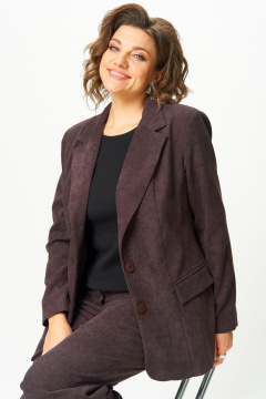 Блейзер ANASTASIA MAK 1304 коричневый - фото 2