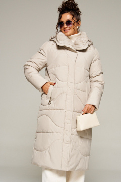 Пальто Beautiful&Free 8012 кремовый - фото 3