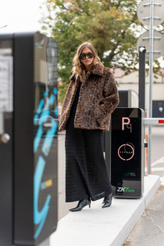 Пальто женское из искусственного меха SILVERSPICE S-2533 леопард SILVERSPICE S-2533 леопард - фото 5