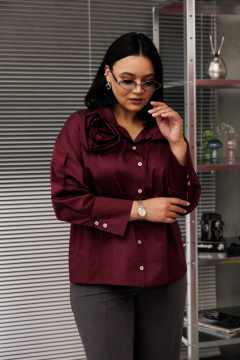 Блуза Anastasia 1204.2 бордо - фото 5