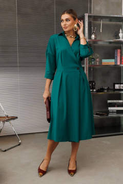 Платье Anastasia 1229.1 изумруд - фото 3