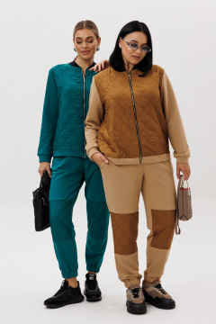 Брюки, джемпер Anastasia 1137.3 карамель - фото 2