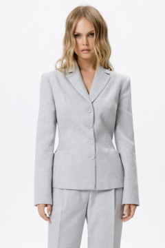 Брюки, жакет PiRS 6227 светло-серый - фото 4