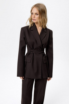 Брюки, жакет PiRS 6257 коричневый - фото 4