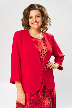 Жакет, платье Romanovich Style 3-2800Д красный - фото 4