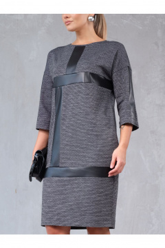 Платье Erika 1260-3 серый - фото 3