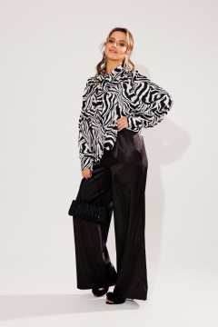 Брюки Anelli 1737 блеск_ночи - фото 3