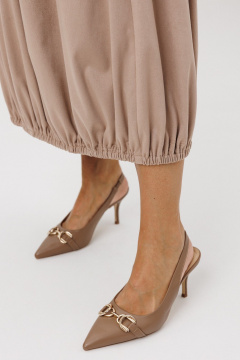 Джемпер, юбка Mubliz 293 бежевый_соты - фото 5