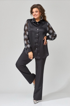 Блуза, брюки Fita 1353 черный - фото 2