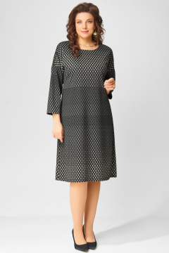 Платье Fita 5101 черно-бежевый - фото 3