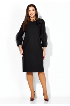 Брошь, платье TAiER 1407 черный - фото 1