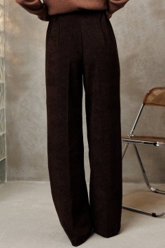 Брюки, жакет Gizart 5411 шоколадный,  коричневый - фото 5